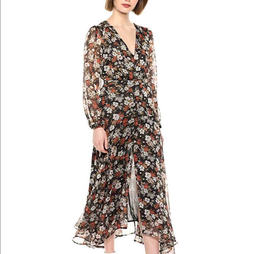 NEW Astr Long Sleeve Floral Maxi